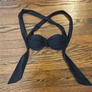 SHEIN Black Bikini Top